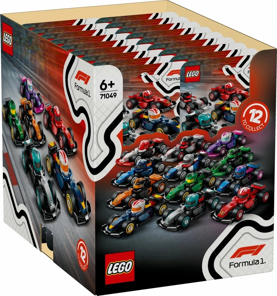 Set LEGO Collector's F1 Race Car 71049, 36 copë, plastikë, shumëngjyrëshe