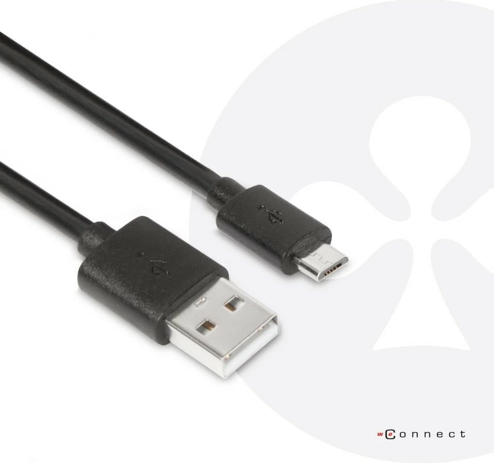 Kabllo USB Club3D 1m, USB A në Micro-USB B, e zezë