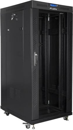 Kasë RACK Lanberg FF01-8027-12BL, 27U, 800x1000mm, e zezë