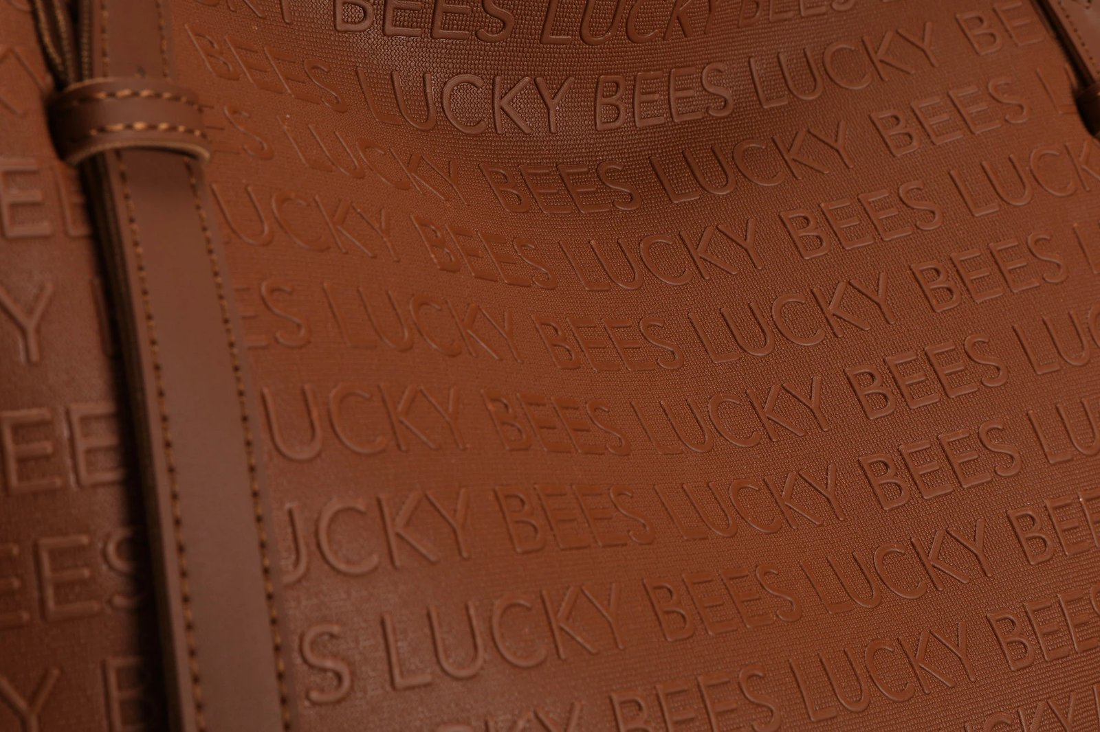 Çantë tote Lucky Bees, ngjyrë tan, 1275
