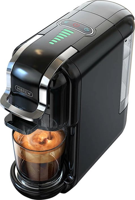 Aparat kafeje kapsulë HiBREW H2B, 5-në-1, 600 ml, 19 bar, i zi