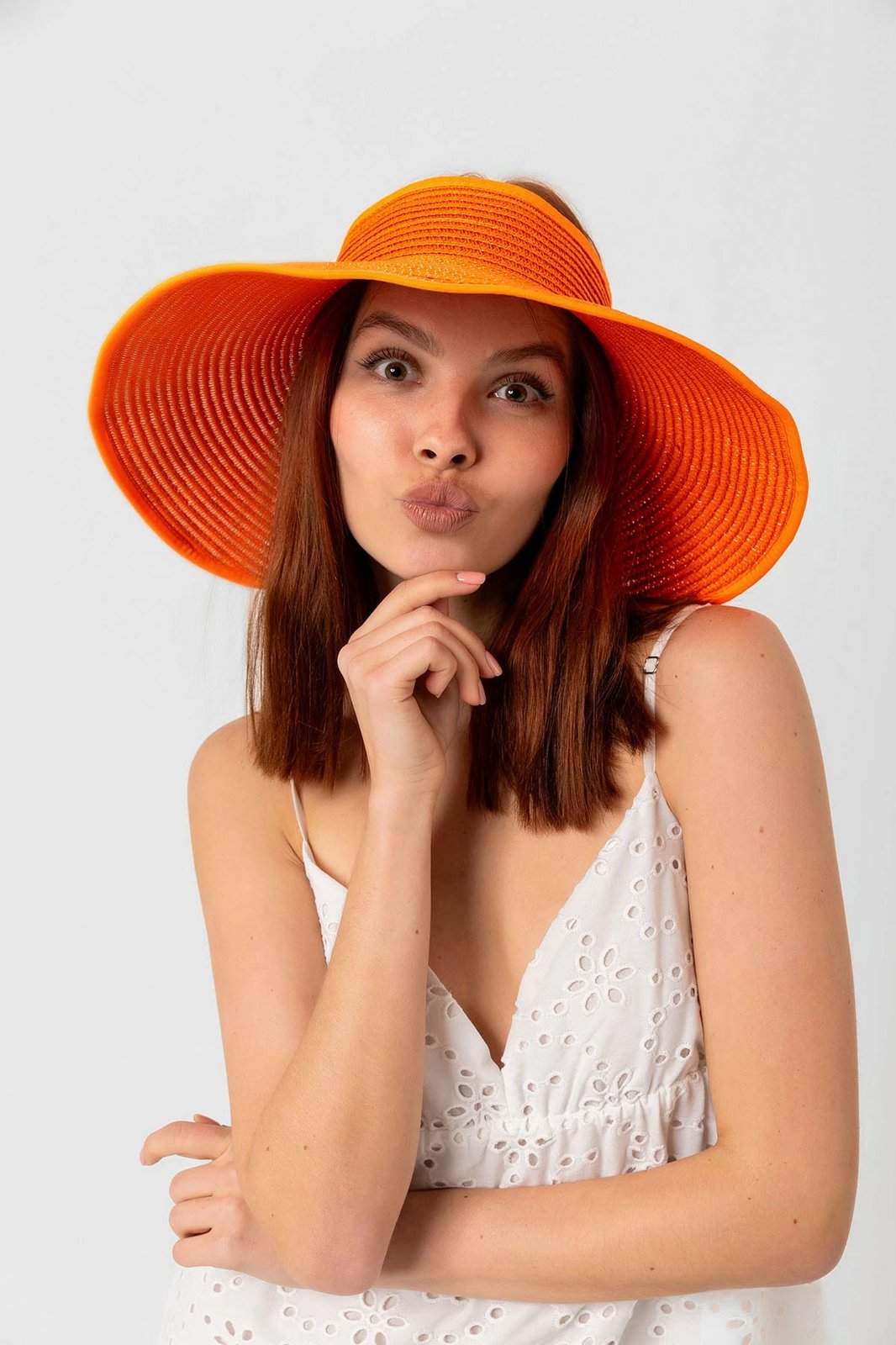 Kapelë grash Jumeon, portokalli, Hsr2080