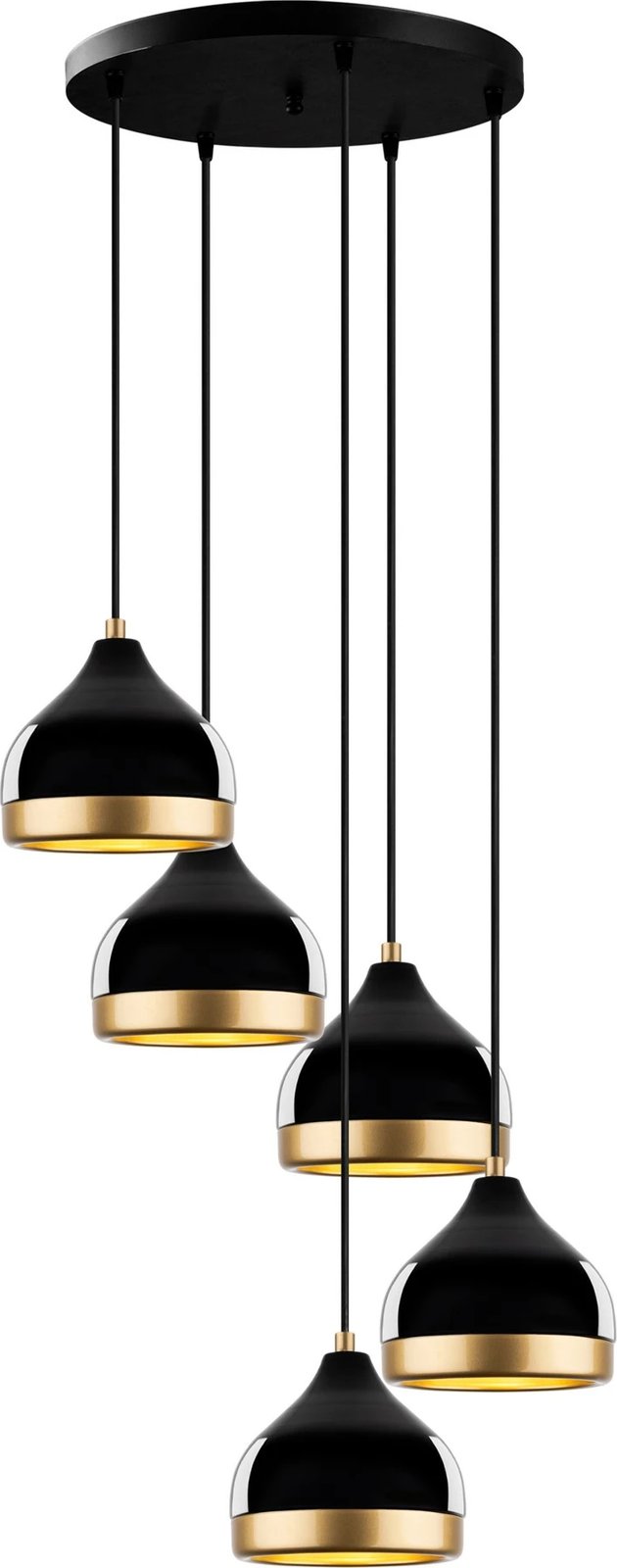 Llambë tavani Opviq Yildo, e zezë, M-7006