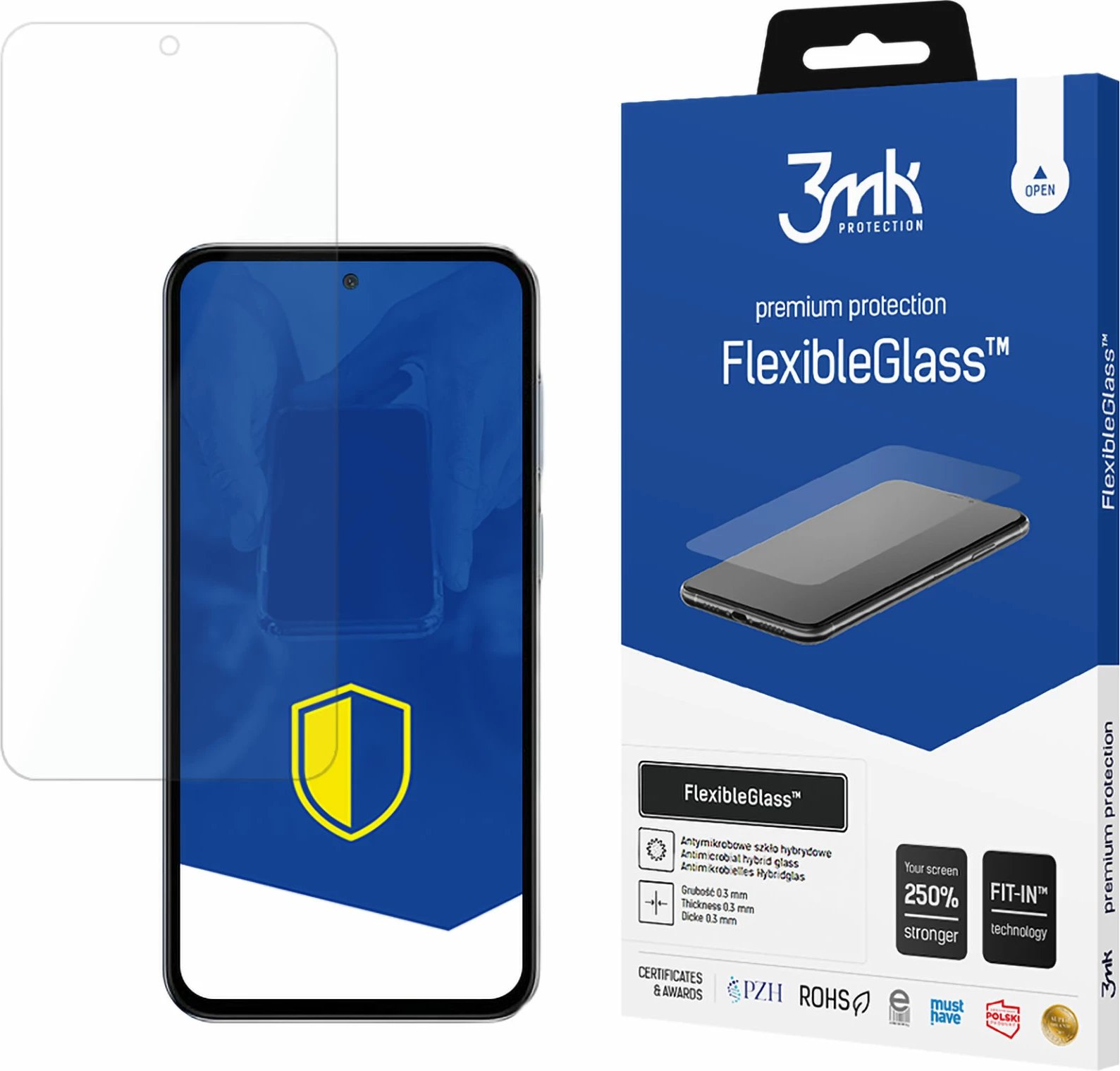 Mbrojtës ekrani FlexibleGlass 3mk Protection për Samsung Galaxy M35