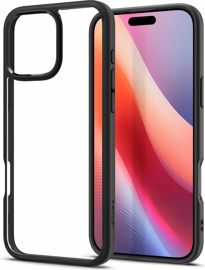 Mbështjellës Spigen Ultra Hybrid për iPhone 16 Pro, Matte Black