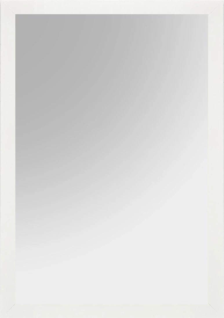 Pasqyrë dekorative me kornizë të bardhë, Hanah Home