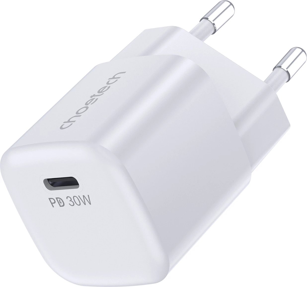 Karikues muri Choetech PD5007, USB-C PD 30W, i bardhë