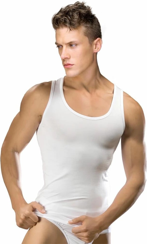 Fanellë e brendshme për burra, e bardhë, Jumeon, 002-000101