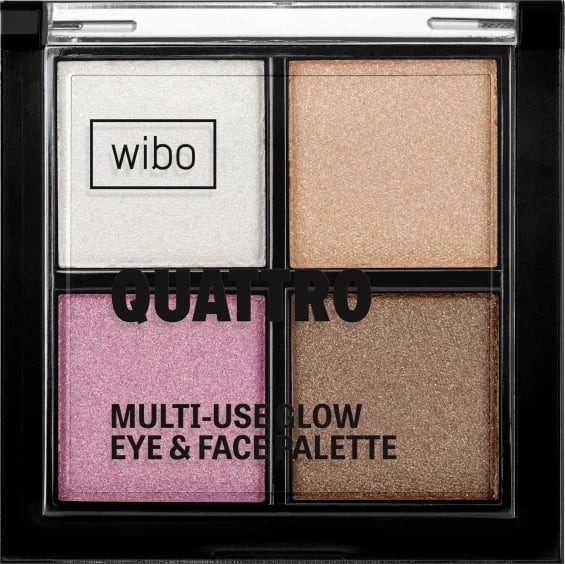 Paletë highlighter për femra Wibo Quattro Multi-Use Glow Palette, 6g Universal