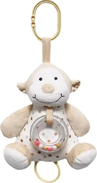 Lodër muzikore majmun TULILO 9413, 18 cm, bezhë/kafe/e bardhë