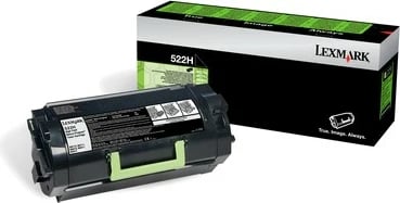 Toner Lexmark 522H, High Yield, 25000 faqe, i zi