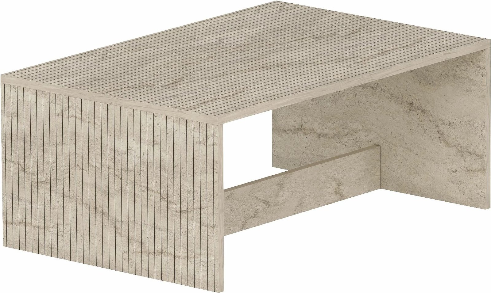 Tavolinë kafeje Skye Decor, ngjyrë travertin, Lenna