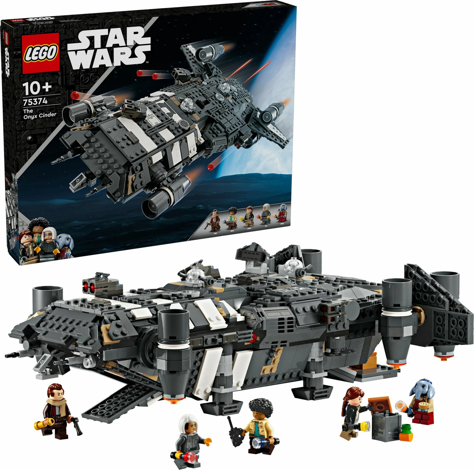 Set ndërtimi LEGO Star Wars The Onyx Cinder 75374, 1325 pjesë, multikolor