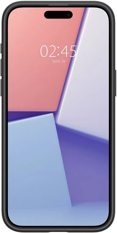 Mbështjellës Spigen Crystal Hybrid për iPhone 15 Pro, Transparent/Black