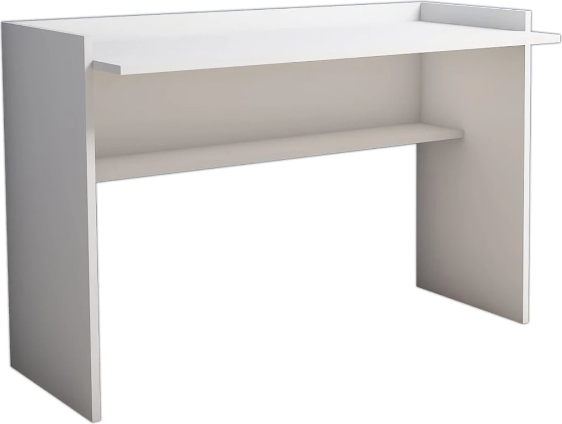 Tavolinë melamine e bardhë 118x58x80Hcm.FH9227.11