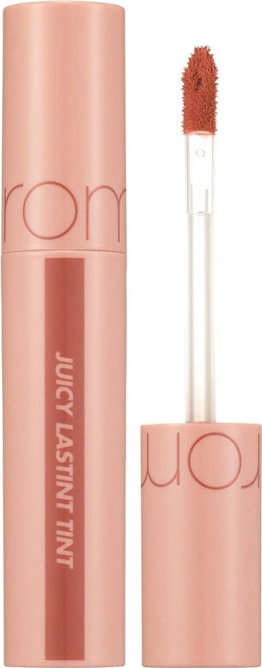 Buzëkuq Rom&nd Juicy Lasting Tint Highly Pigmented Lip Gloss 22 Pomelo Skin për femra, 5.5g
