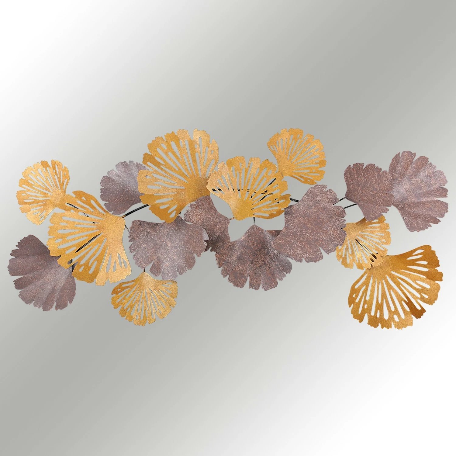 Aksesor dekorativ metalik për mur Wallity, Gergo, shumëngjyrësh, 130x6x60cm