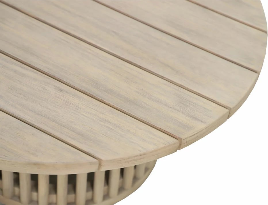 Tavolinë kafeje Sumatra, ngjyrë natyrale, 80x80x38 cm