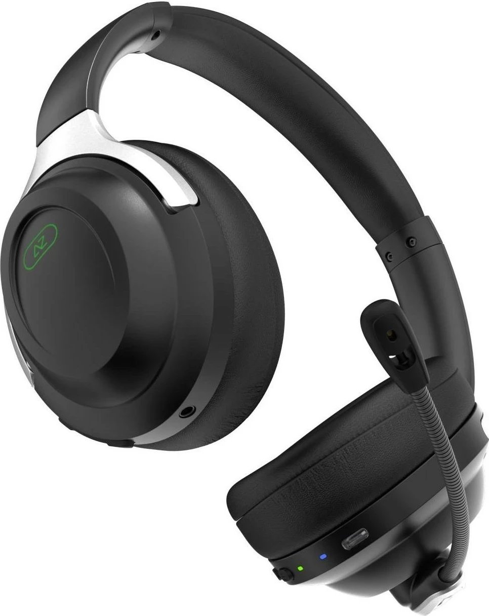 Kufje AceZone A-Spire, ANC, Bluetooth, 35 orë, e zezë-argjend