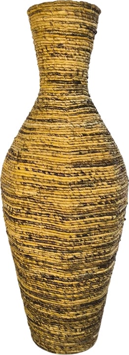 Vazo dekorative Lerpon, litar banane, ngjyrë natyrale, 40x100cm