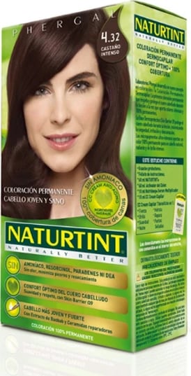 Bojë për flokë uniseks NATURTINT 4.32, 150ml