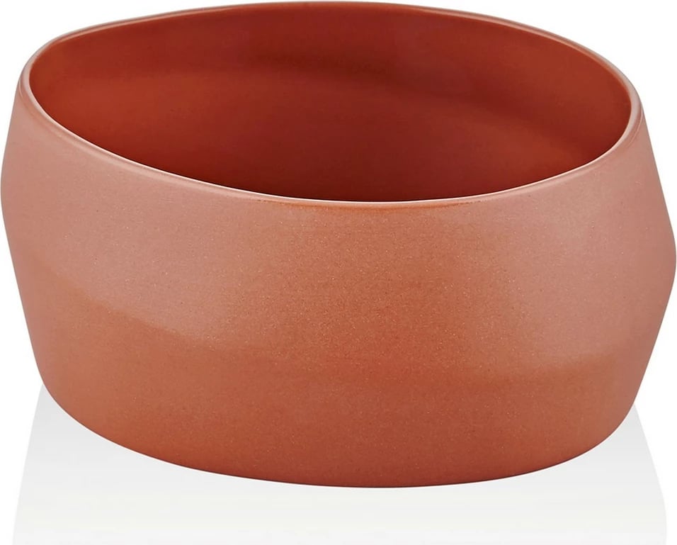 Tasë porcelani ngjyrë terrakote, Hermia, CTT0018