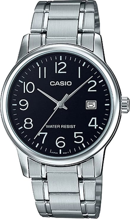 Orë dore për meshkuj Casio Collection Date Steel, e zezë