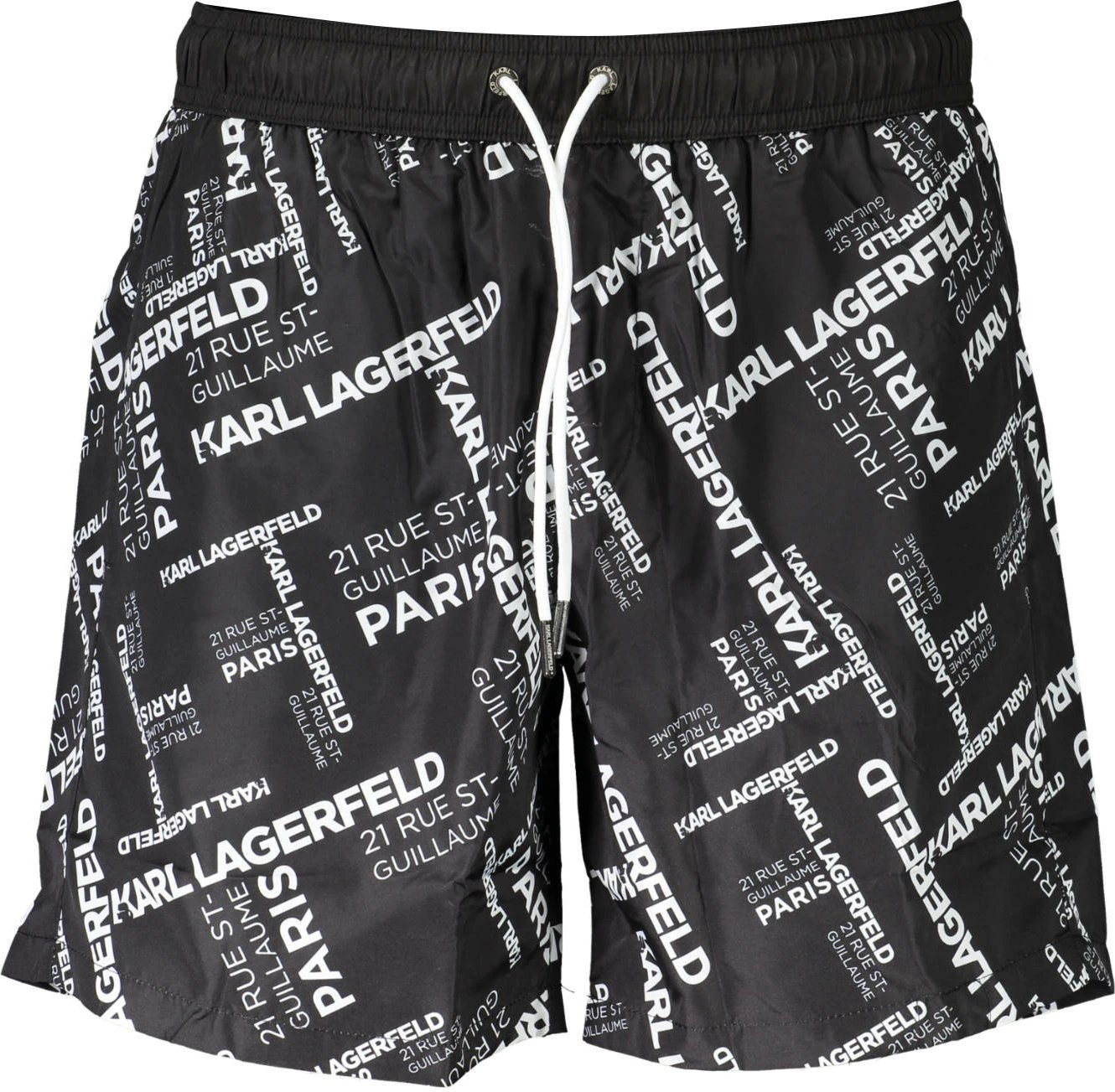 Bokser noti për meshkuj KARL LAGERFELD BEACHWEAR, të zeza