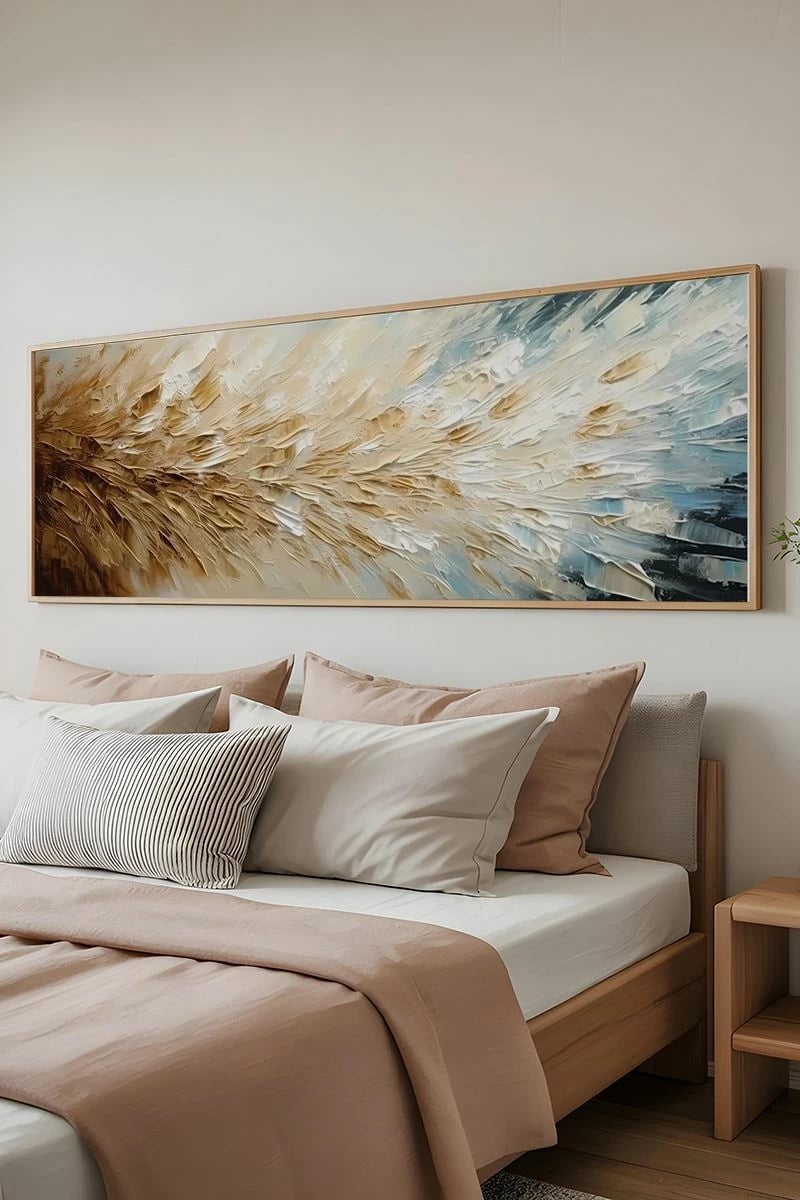 Pikturë dekorative me kornizë, Wallity, Artsmdfyty27-3370, shumëngjyrëshe, 33x70cm