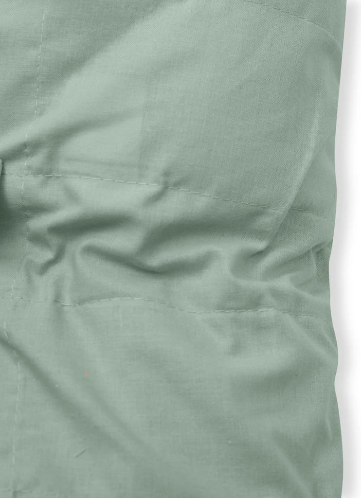 Mbështjellëse klasike me lidhëse, NEW BABY, 70x70 cm, pambuk 100% me mbushje antialergjike, jeshile deti