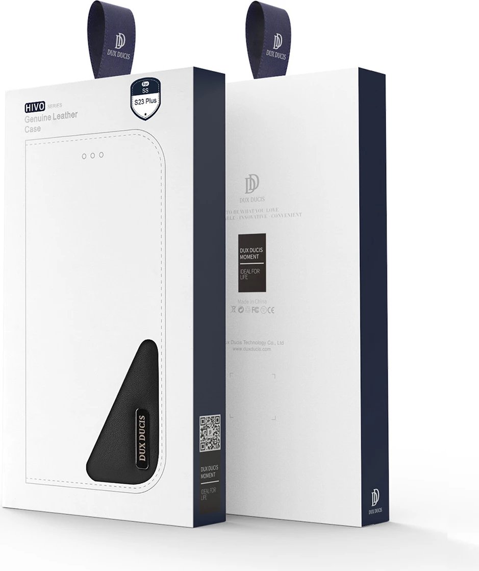 Mbështjellës Dux Ducis Hivo për Samsung Galaxy S23+, me kapak, portofol, bllokim RFID, e kuqe