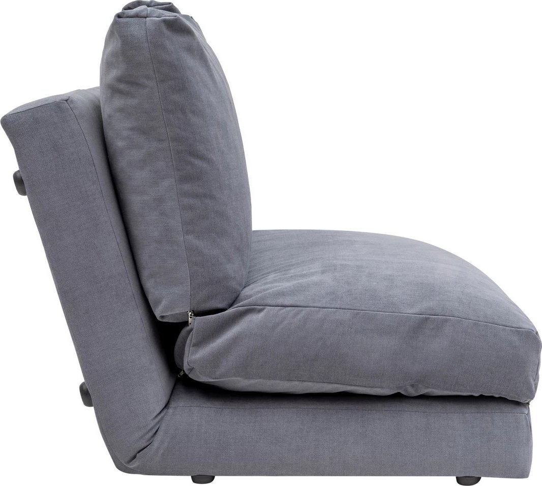 Divan-dyshek 2 vendesh, Atelier del Sofa, Taida, ngjyrë gri