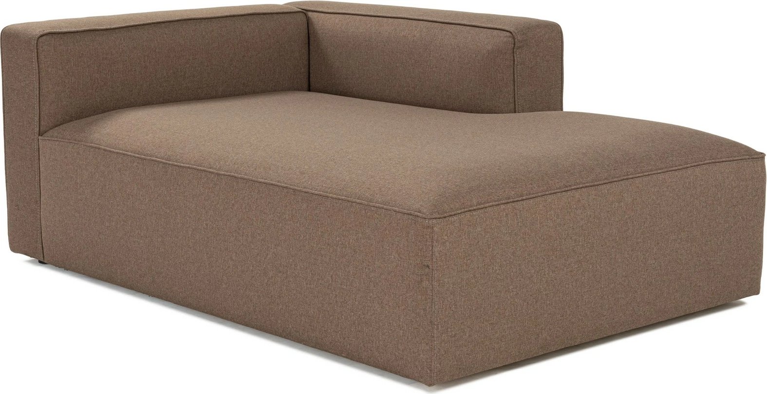 Krevat divan një vendësh Mora XL Chl, krah i djathtë, ngjyrë kafe