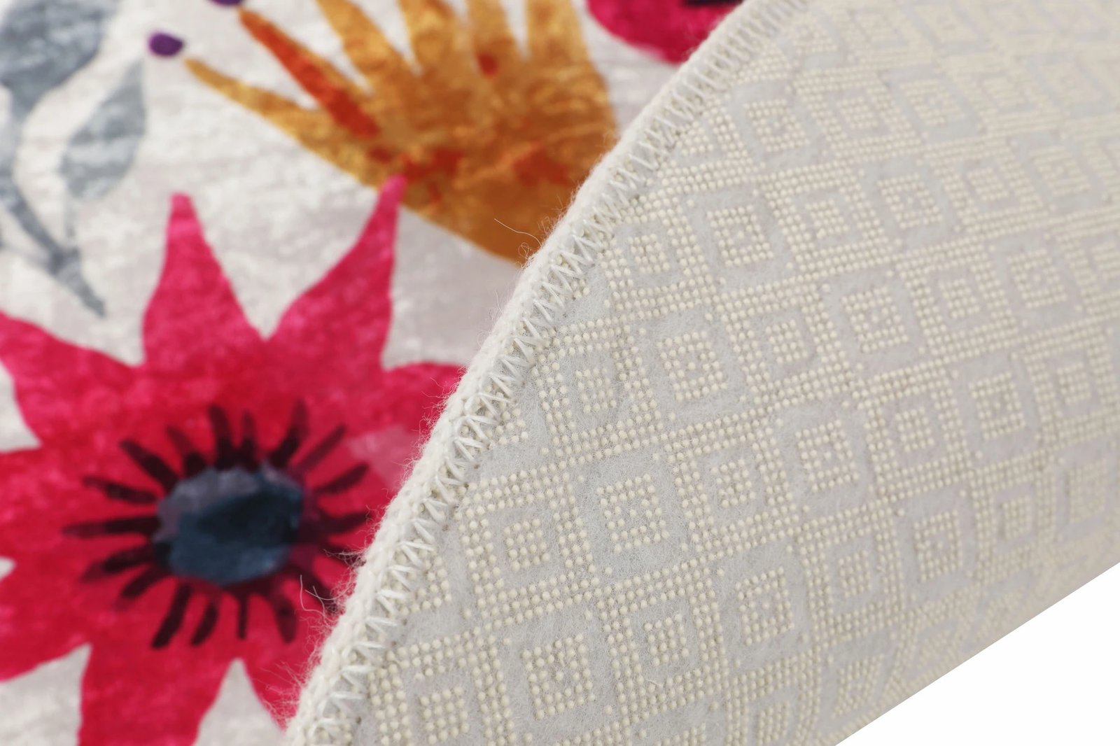 Qilim i rrumbullakët, shumëngjyrësh, 100 cm, Conceptum Hypnose, Drenaj Çap 100