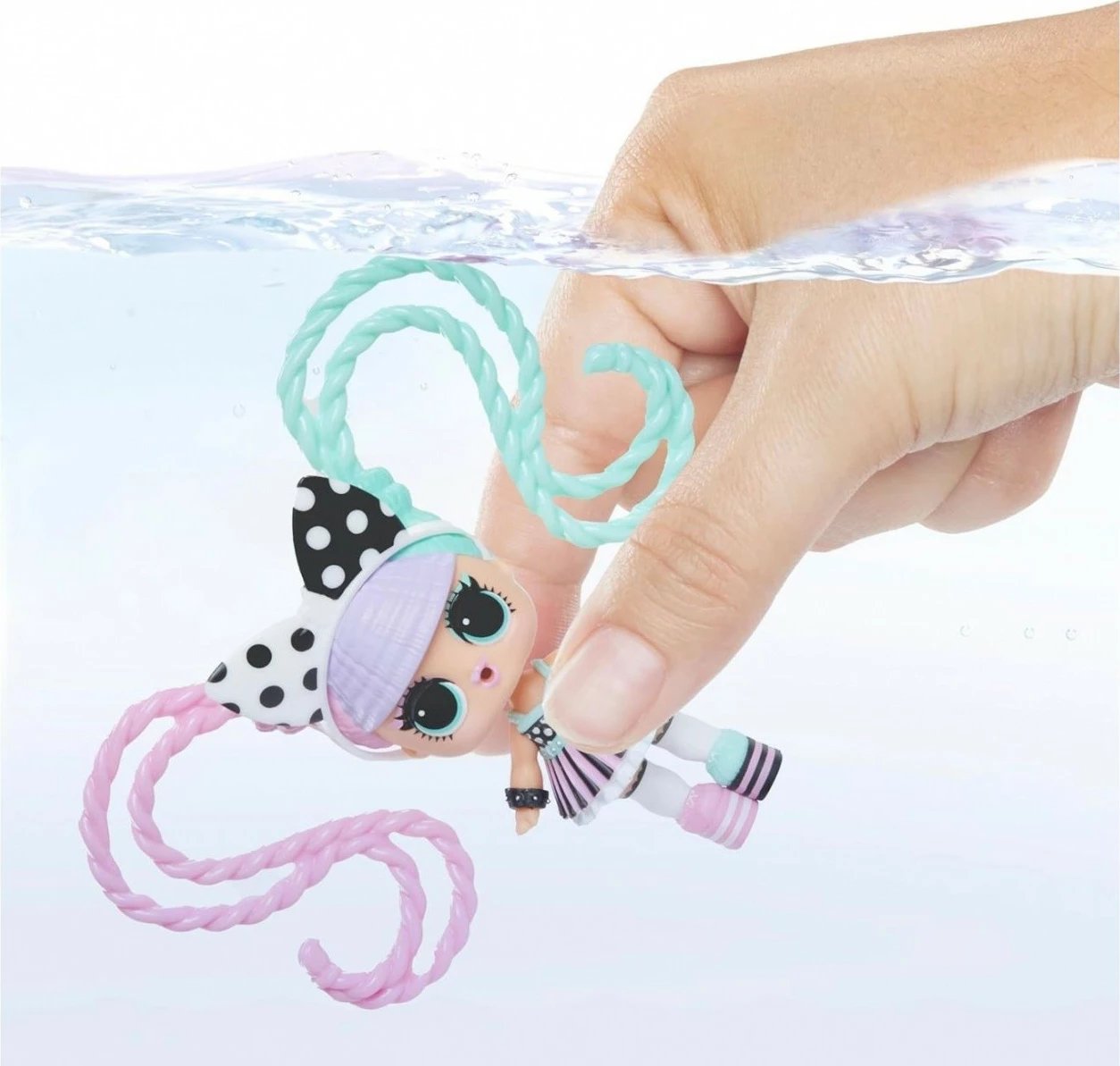 Set rruaza flokësh L.O.L. Surprise Hair Beads Tots, 64+ copë, për vajza