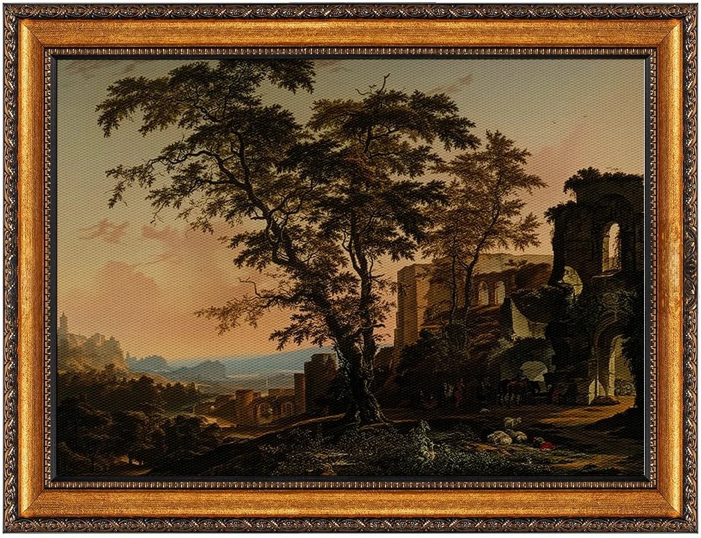 Pikturë dekorative në kanavacë me kornizë, shumëngjyrëshe, Wallity, ATCRCVCNVSMDL59 - 50x70cm