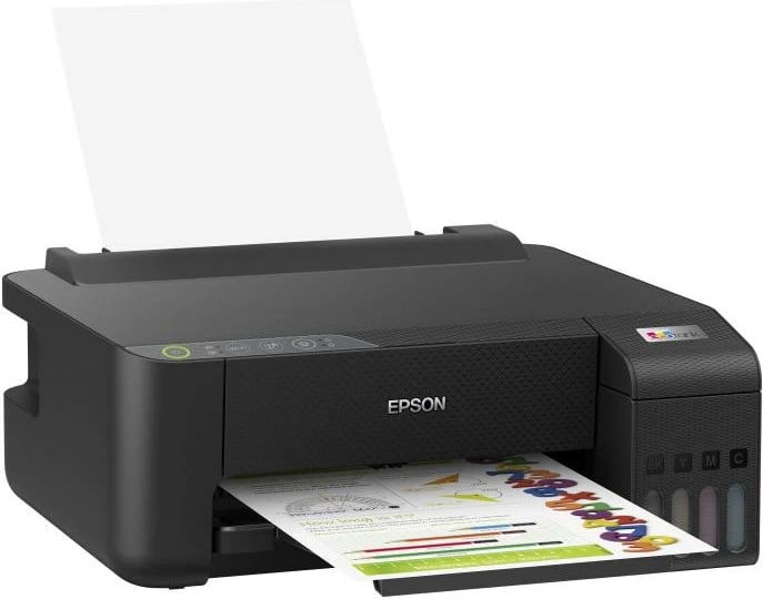 Printer, Epson EcoTank ET-1810 ET1810, A4, inkjet 300 dpi, 10-11 ppm, Wi‑Fi, e zezë