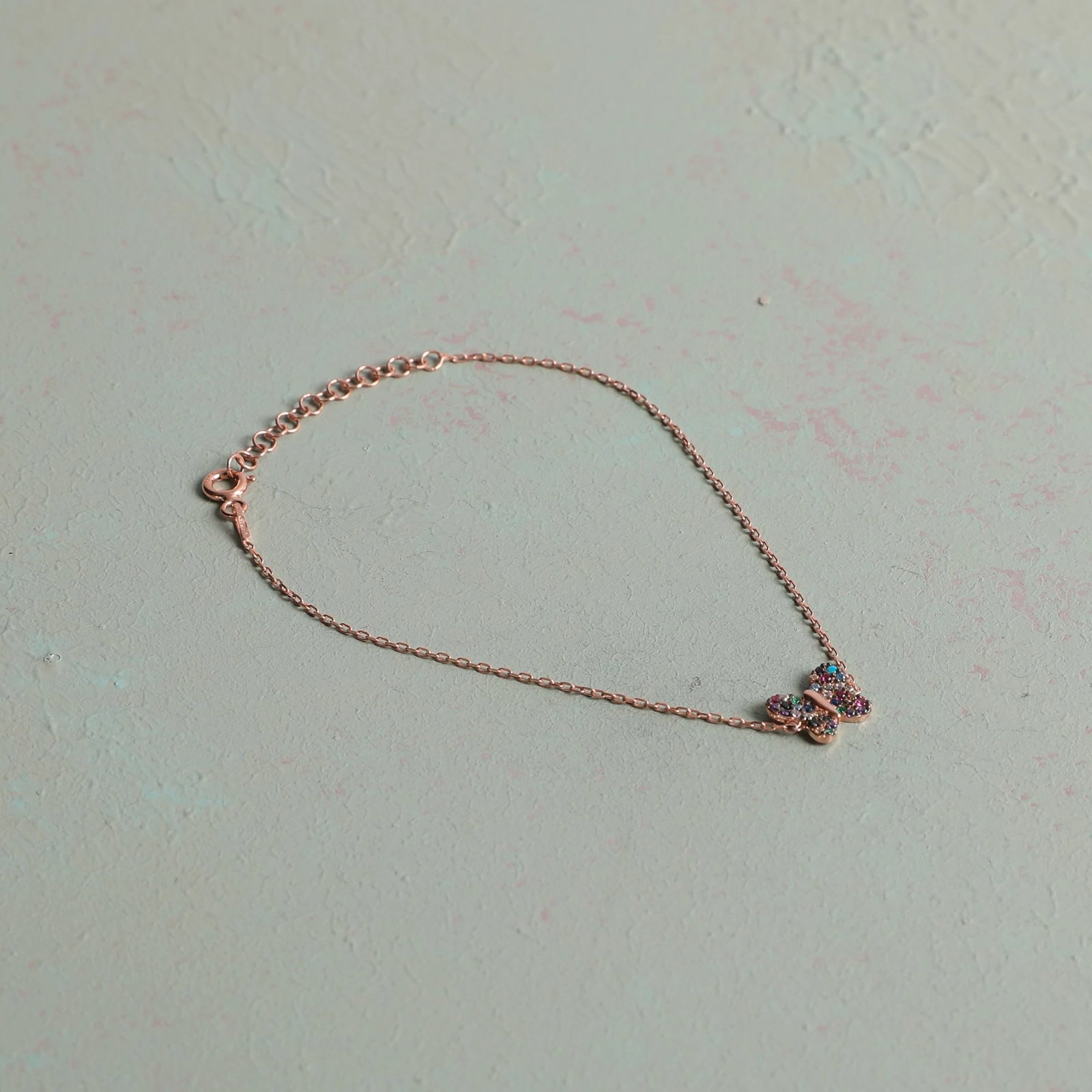 Byzylyk argjendi Jumeon, ngjyrë ari rozë, 10280MİXKLB