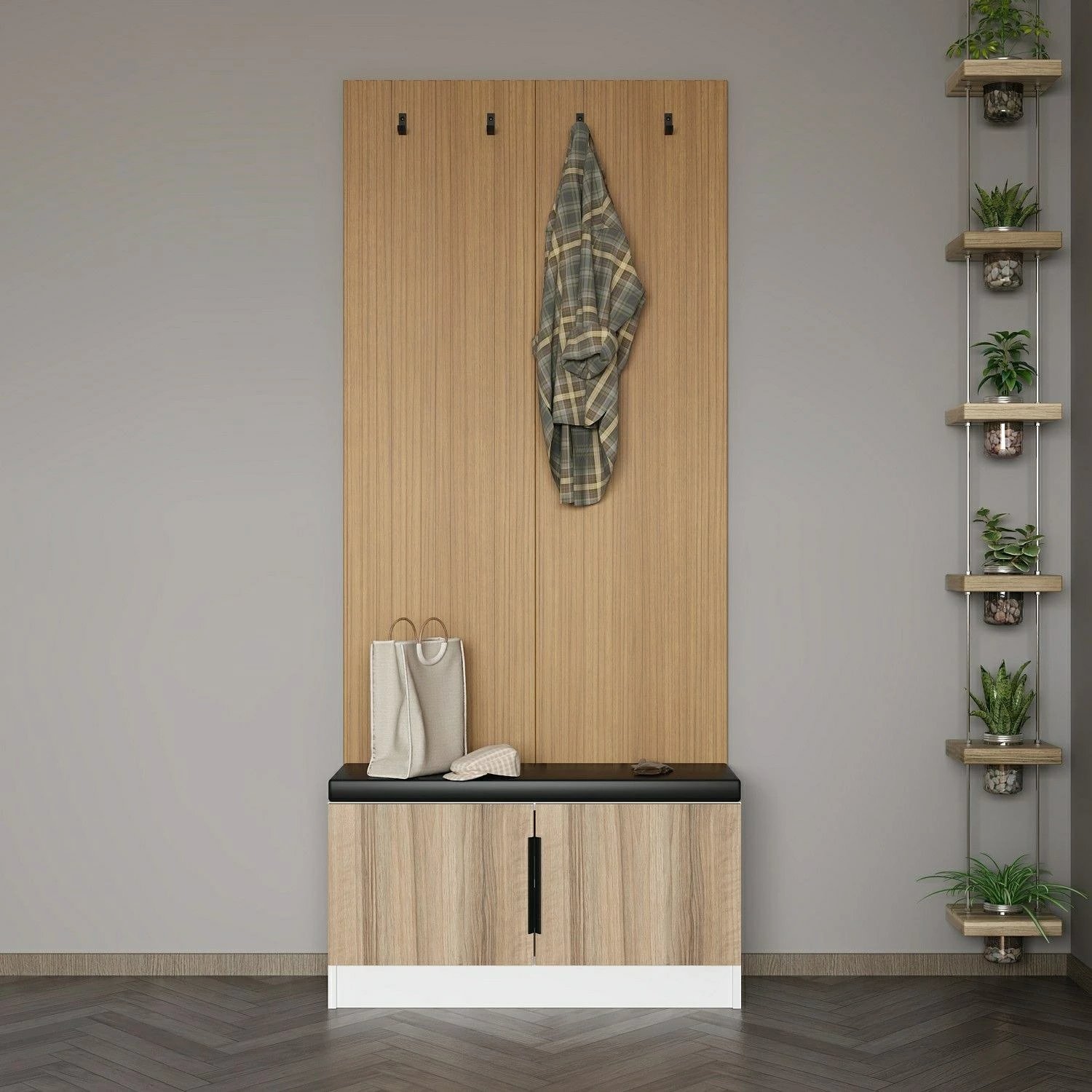 Stendë korridori Skye Decor, ngjyrë arre, Noah - 8311