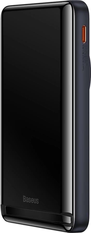 Powerbank Baseus Magnetic Bracket PPCX000203, 10000mAh, MagSafe, 20W, me kabllo USB-C 0.5m, Kaltër e errët