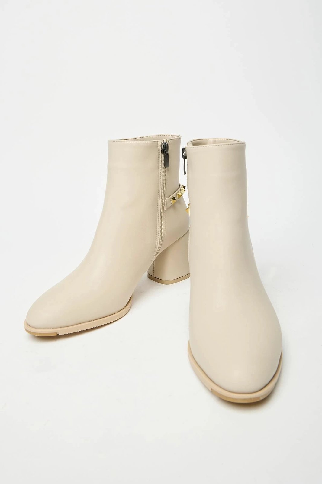 Çizme për gra, ngjyrë bezhë, Jumeon, MK1345025KR20-005