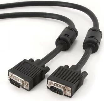 Kabllo VGA Gembird CC-PPVGA-20M-B, 20m, D-Sub 15-pin mashkull/mashkull, e zezë