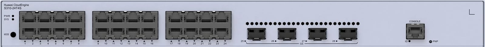 Switch Huawei S310-24T4S, 24x GE, 4x SFP, AC