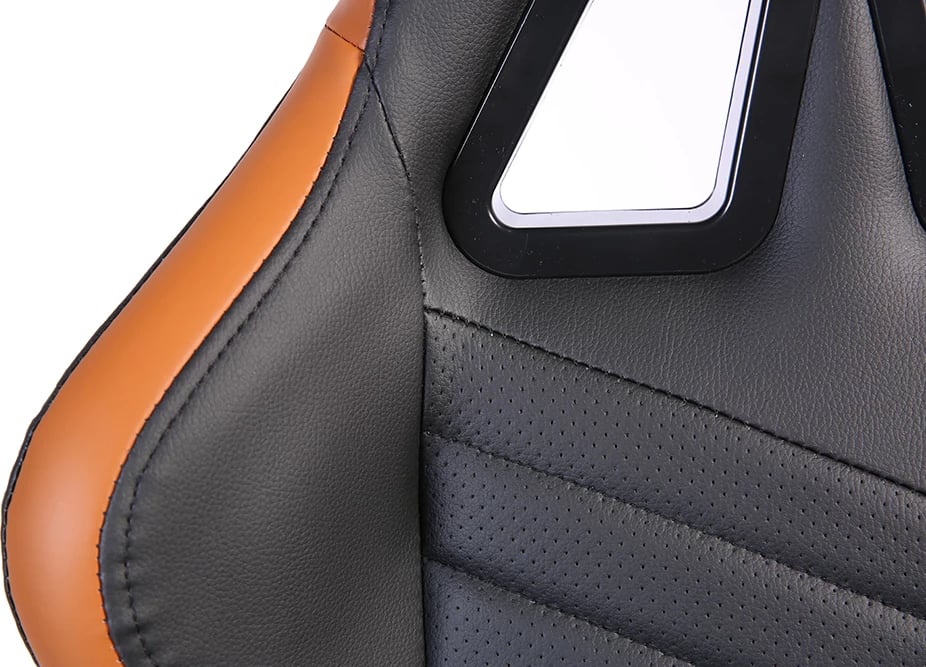 Karrige gaming Dyskord, ngjyrë e zezë-kamel, 50x74x137