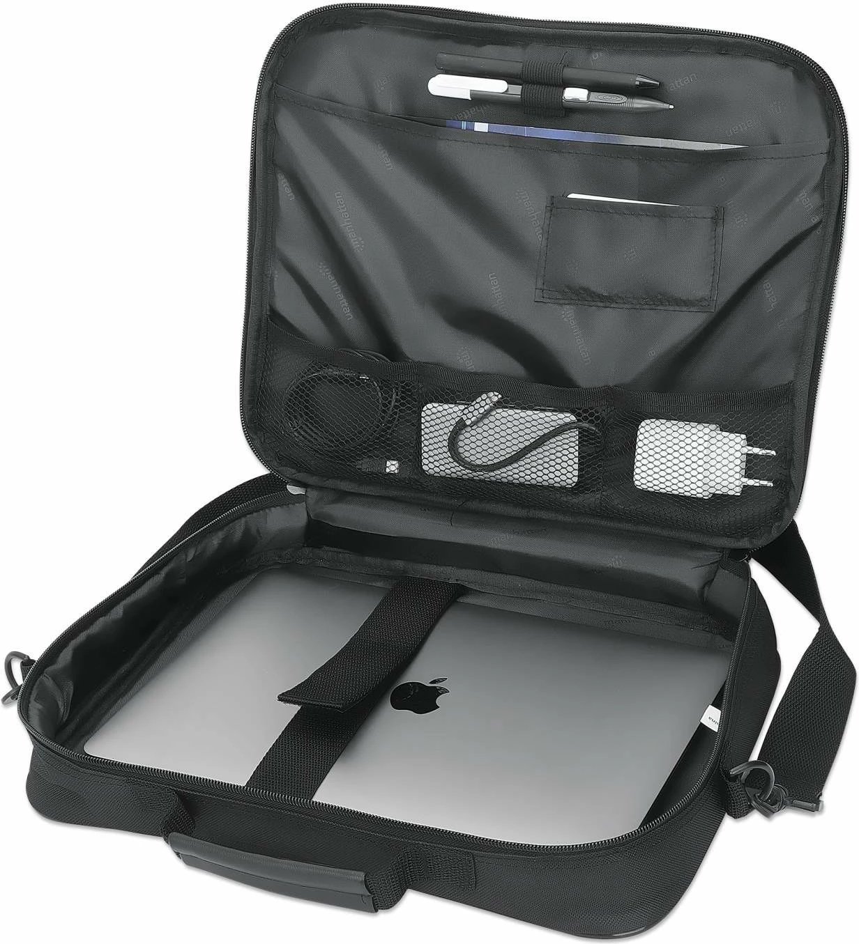 Çantë laptop MANHATTAN Cambridge Clamshell 14.1, e zezë