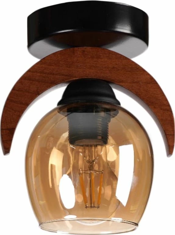 Llambë tavani Opviq, ngjyrë mjaltë, arre, e zezë, 9003-1