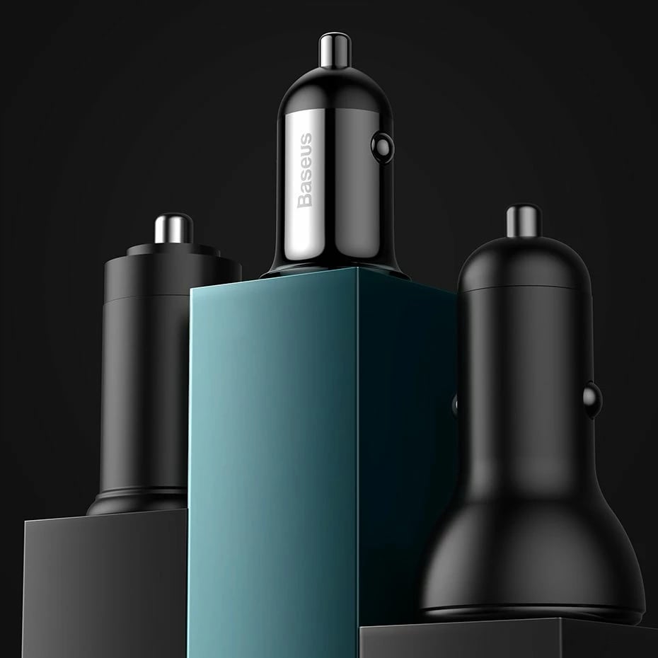 Karikues veture Baseus Grain Pro CCALLP-01, 2x USB-A, 4.8A, i zi Karikues veture Baseus Grain Pro CCALLP-01, 2x USB-A, 4.8A, i zi