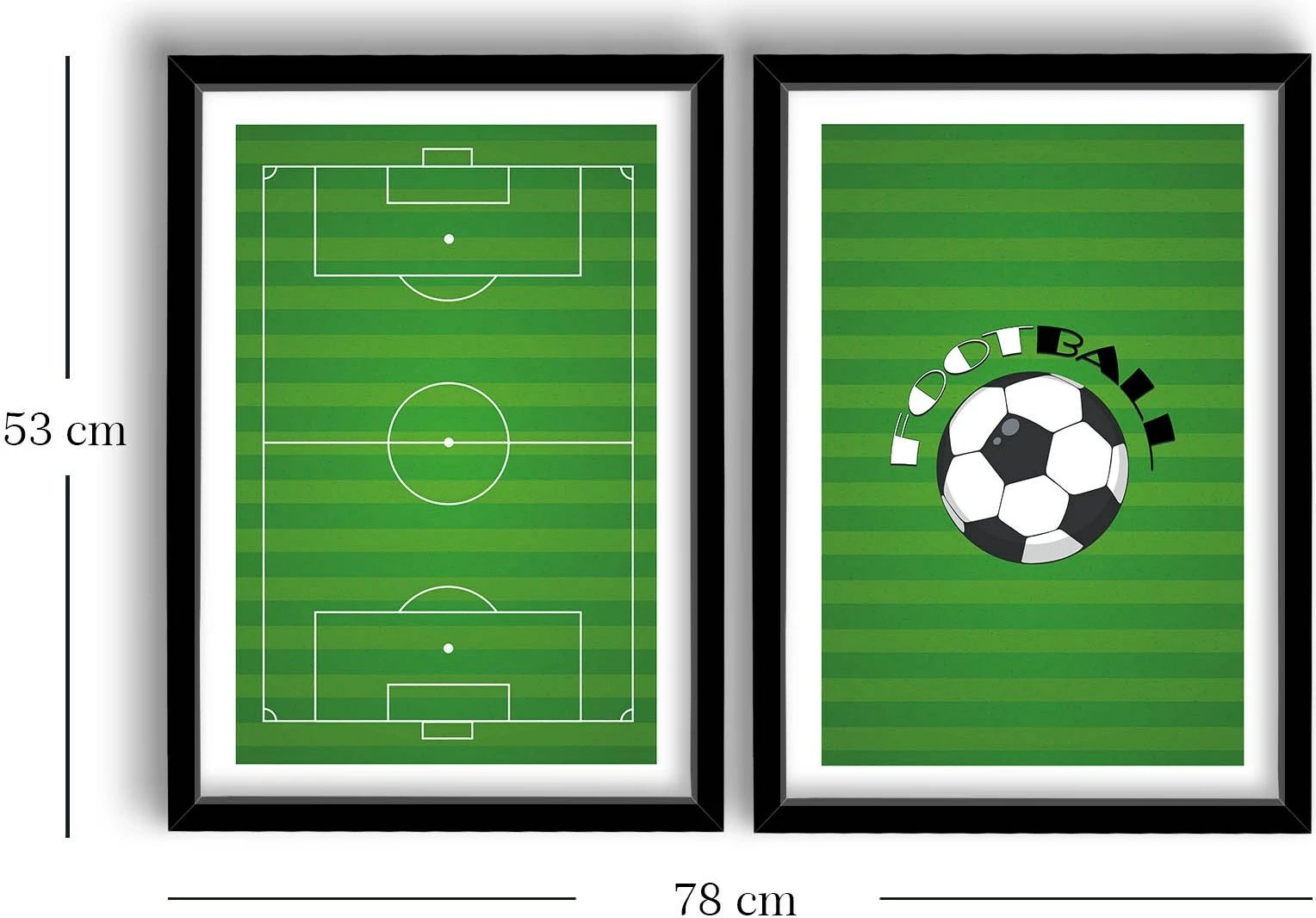 Pikturë dekorative me kornizë MDF (2 copë), Wallity, 2P3853SCT-007