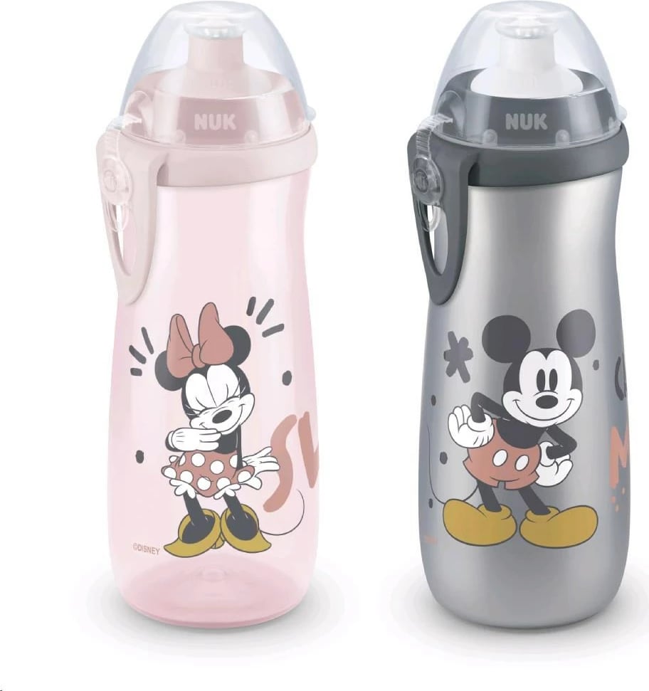 shishe sportive NUK Sports Cup Disney Mickey 450 ml, gri