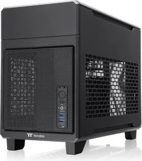 Kasë, Thermaltake TR100 Mini CA-11A-00S1NN-00, Mini ITX Mini Tower, SFX, pa ndriçim, e zezë